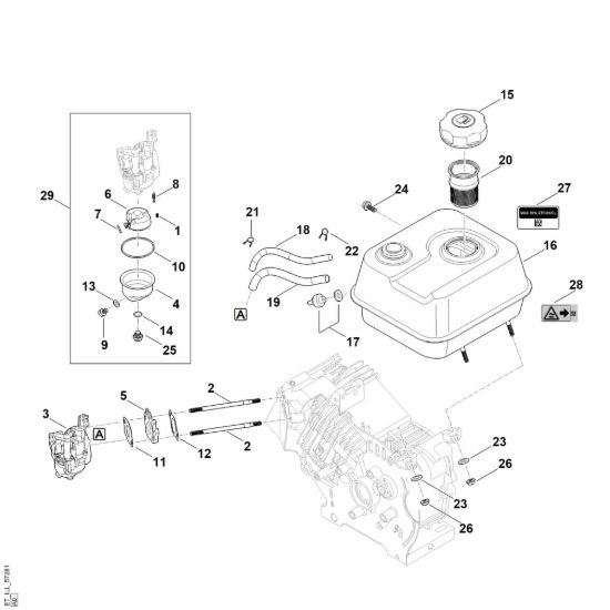 Picture of G - Sistema di alimentazione carburante EHC 700.0 (EHC700-0001)